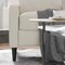 Flash Furniture Ezra Mid-Century Modern LeatherSoft Upholstered Button Tufted Pushback Recliner in Cream SG-SX-80415N-CRM-GG - alternate 6
